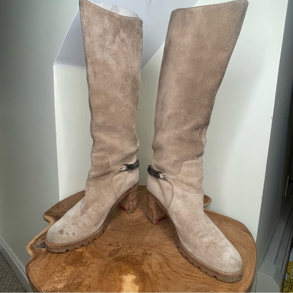 Christian louboutin Veau Vealours Napoloeo boots 38 - Picture 2 of 16